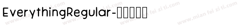 EverythingRegular字体转换