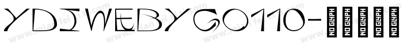 YDIWebYGO110字体转换