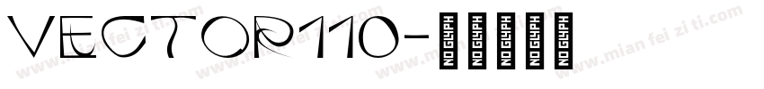 vector110字体转换