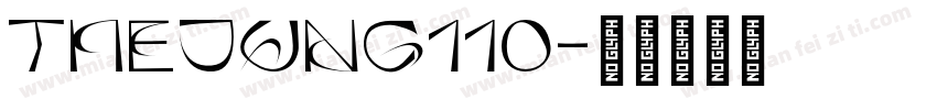 THEJung110字体转换