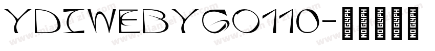 YDIWebYGO110字体转换