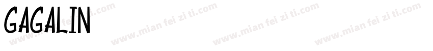 GAGALIN字体转换