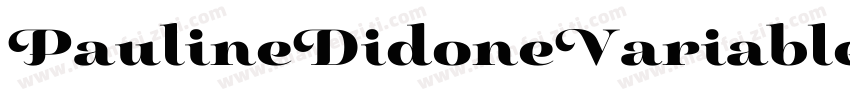 PaulineDidoneVariable字体转换
