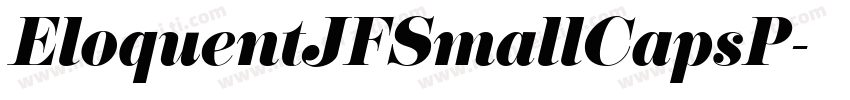 EloquentJFSmallCapsP字体转换
