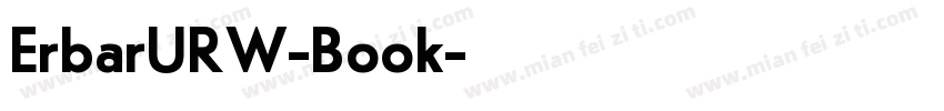 ErbarURW-Book字体转换