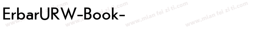 ErbarURW-Book字体转换