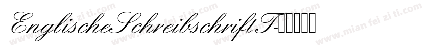 EnglischeSchreibschriftT字体转换