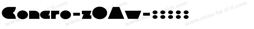 Conero-zOAw字体转换