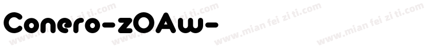 Conero-zOAw字体转换