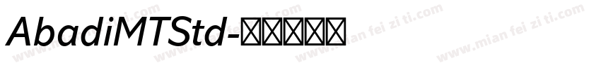 AbadiMTStd字体转换