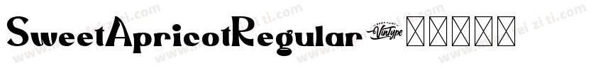 SweetApricotRegular字体转换