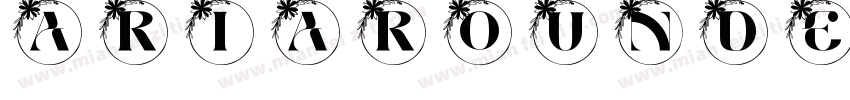 AriaRounded字体转换