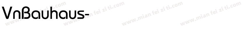VnBauhaus字体转换