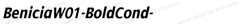 BeniciaW01-BoldCond字体转换