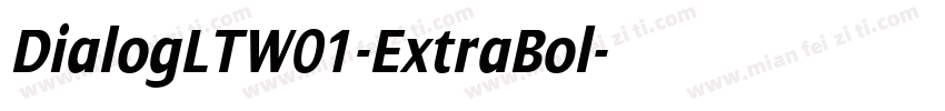 DialogLTW01-ExtraBol字体转换