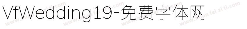 VfWedding19字体转换