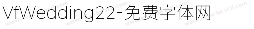 VfWedding22字体转换