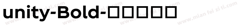 unity-Bold字体转换