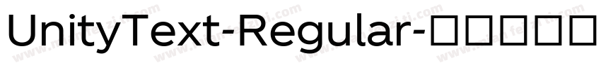 UnityText-Regular字体转换
