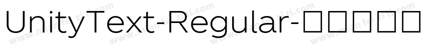 UnityText-Regular字体转换