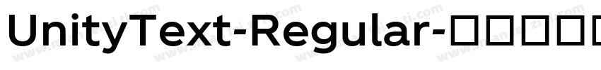 UnityText-Regular字体转换
