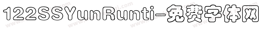 122SSYunRunti字体转换
