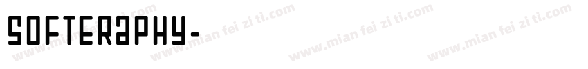 Softeraphy字体转换