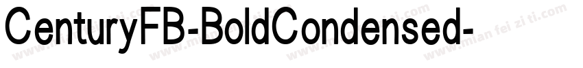 CenturyFB-BoldCondensed字体转换
