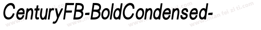 CenturyFB-BoldCondensed字体转换