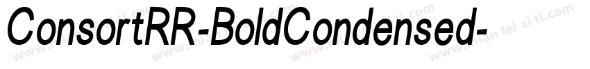 ConsortRR-BoldCondensed字体转换