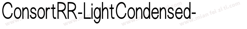 ConsortRR-LightCondensed字体转换