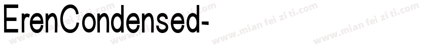 ErenCondensed字体转换
