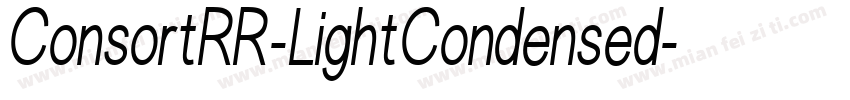 ConsortRR-LightCondensed字体转换