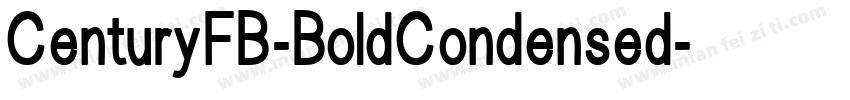 CenturyFB-BoldCondensed字体转换