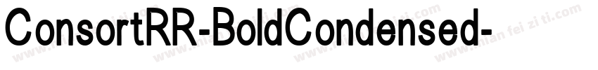 ConsortRR-BoldCondensed字体转换