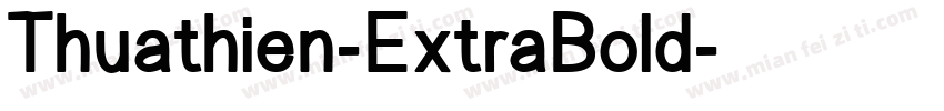Thuathien-ExtraBold字体转换