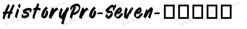 HistoryPro-Seven字体转换