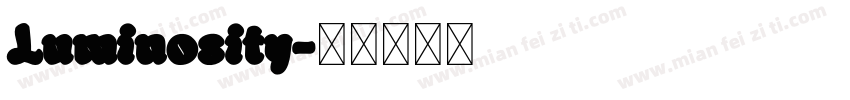 Luminosity字体转换