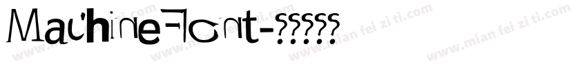 MachineFont字体转换