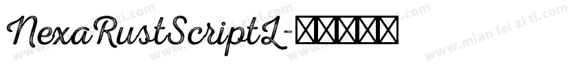 NexaRustScriptL字体转换