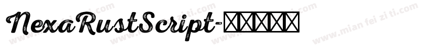 NexaRustScript字体转换