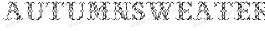 autumnSweater字体转换