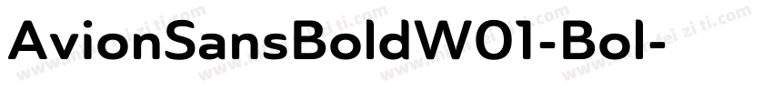 AvionSansBoldW01-Bol字体转换