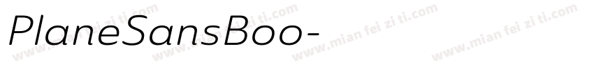 PlaneSansBoo字体转换
