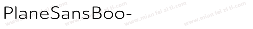 PlaneSansBoo字体转换