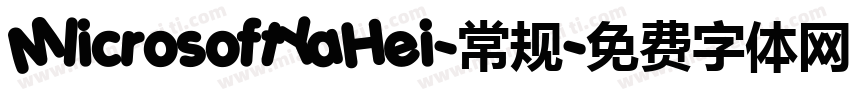 MlicrosoftYaHei-常规字体转换