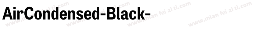 AirCondensed-Black字体转换