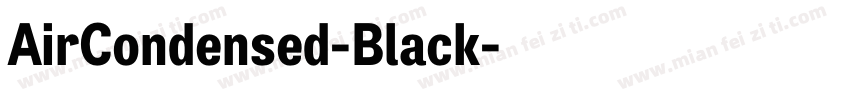 AirCondensed-Black字体转换