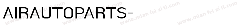 AIRAUTOPARTS字体转换