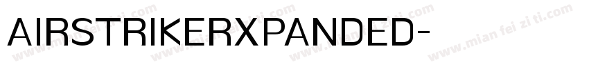 AIRSTRIKERXPANDED字体转换